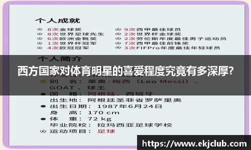 西方国家对体育明星的喜爱程度究竟有多深厚？